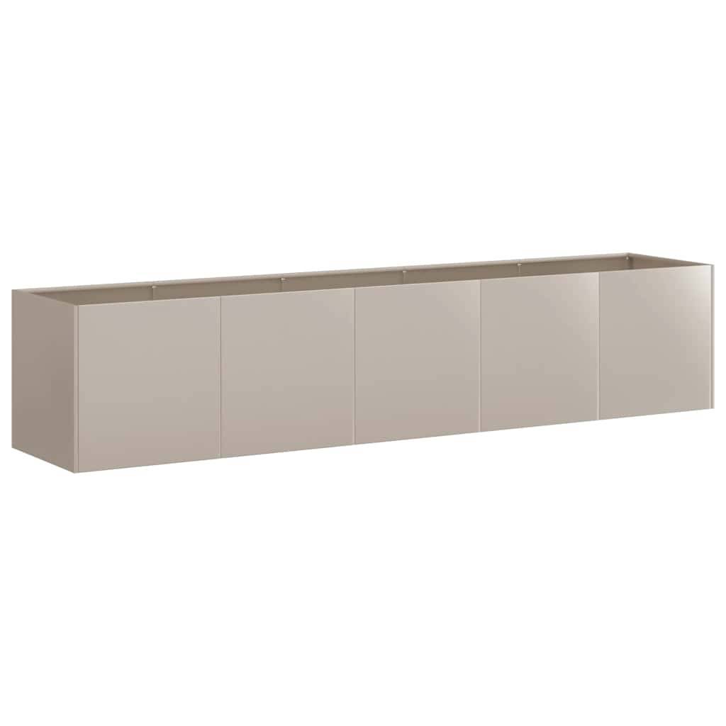 Vidaxl - Jardinière rouillé 200x40x40 cm acier inoxydable vidaXL 860688 - Image 5