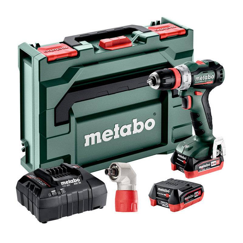 Metabo - Perceuse visseuse 12V sans fil PowerMaxx BS 12 BL Quick 2x 4Ah Li-HD - METABO - 601045920 - ASC 55, coffret Metabo - Imagen 1