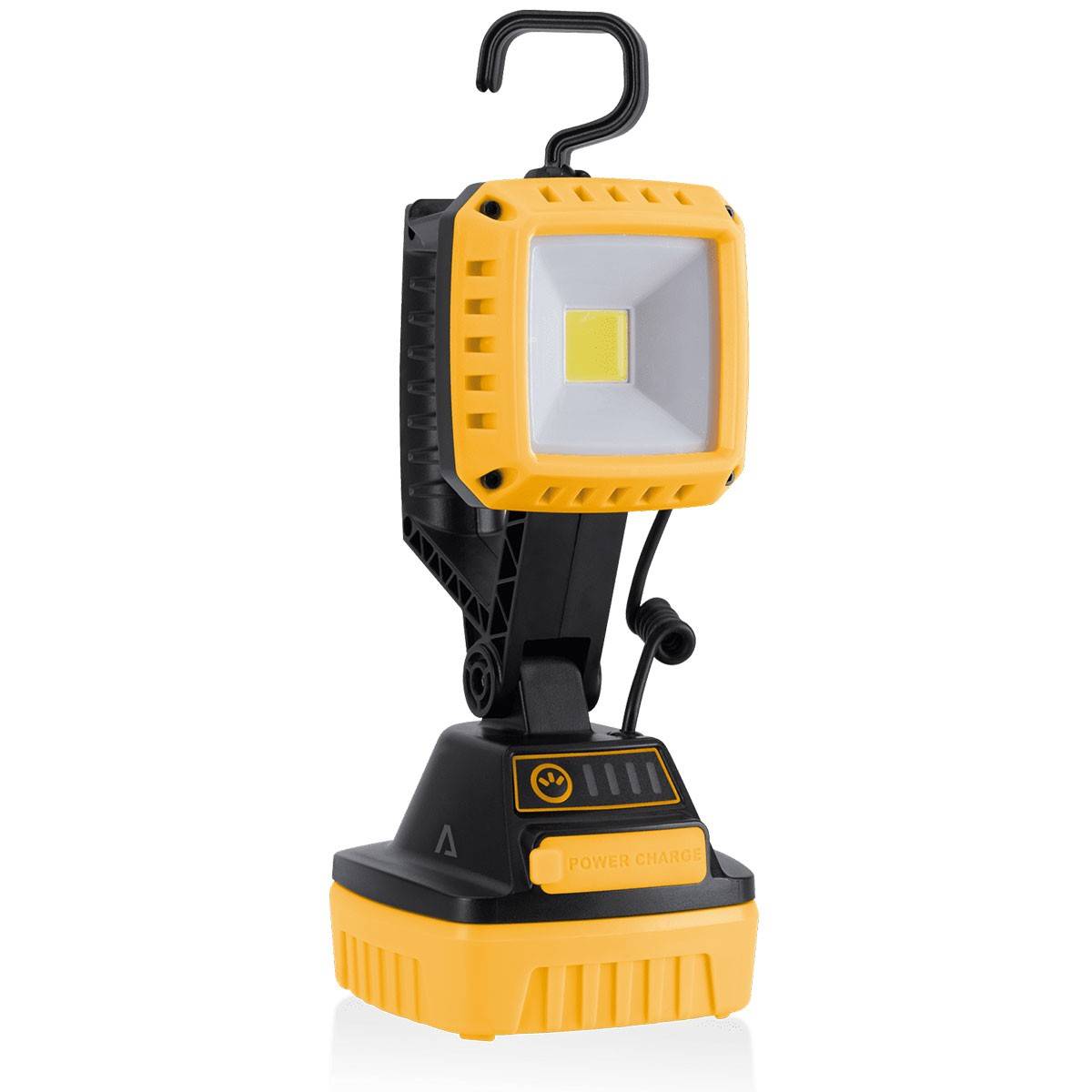 Lampe de poche LED 10W Portée 44m Base aimantée 1000Lm 6000K 4 modes Orientable ASLO - Imagen 1