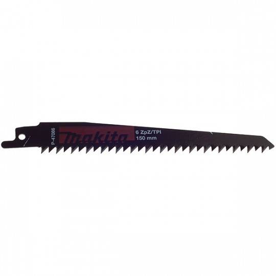 Makita - Lame à coupe rapide et droite bois, PVC, plastique (6 à 100mm) forme (C) Longueur utile 130mm, HCS / CV, Qté 5 - MAKITA - P-47086