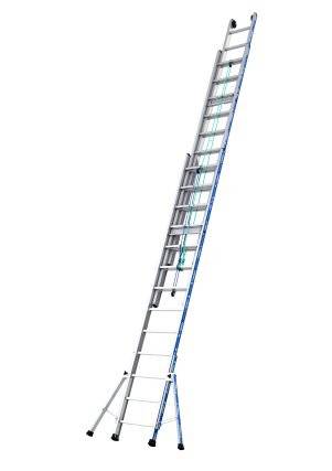 Echelle PLATINIUM 300 coulisse à corde 3 plans 12.29M 3x16 échelons | 02433316 - Tubesca - Image 2