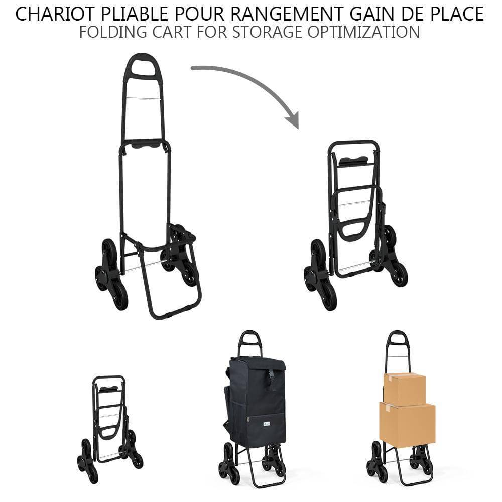 Chariot de course avec sac isotherme - Image 7
