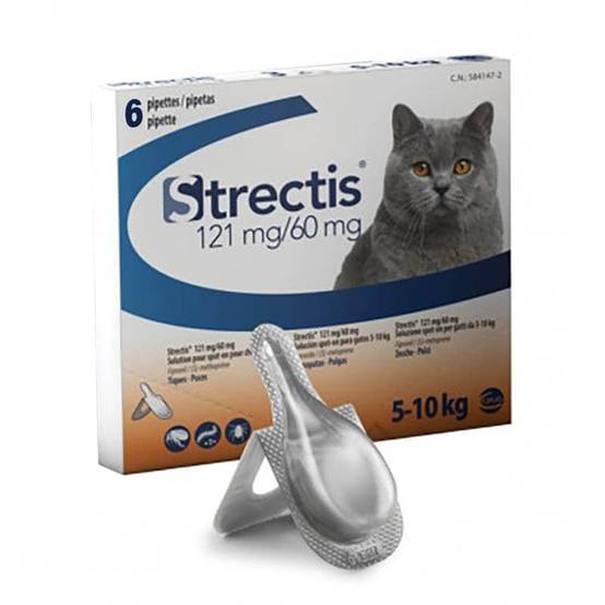 STRECTIS CHAT (5-10 KG) - CEVA 6 pipettes