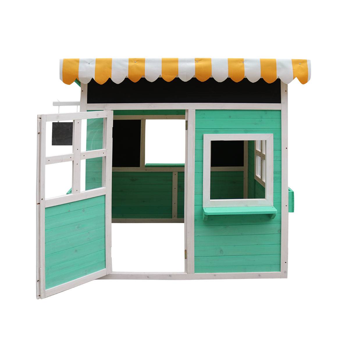 Cabane Kiosque marchand pour enfant en bois peint - Cémonjardin - Imagen 3