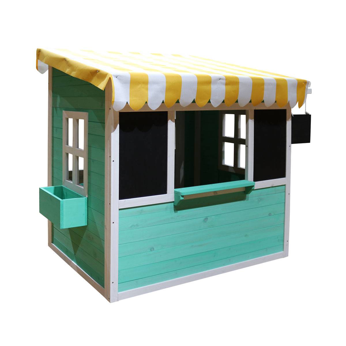 Cabane Kiosque marchand pour enfant en bois peint - Cémonjardin - Imagen 5