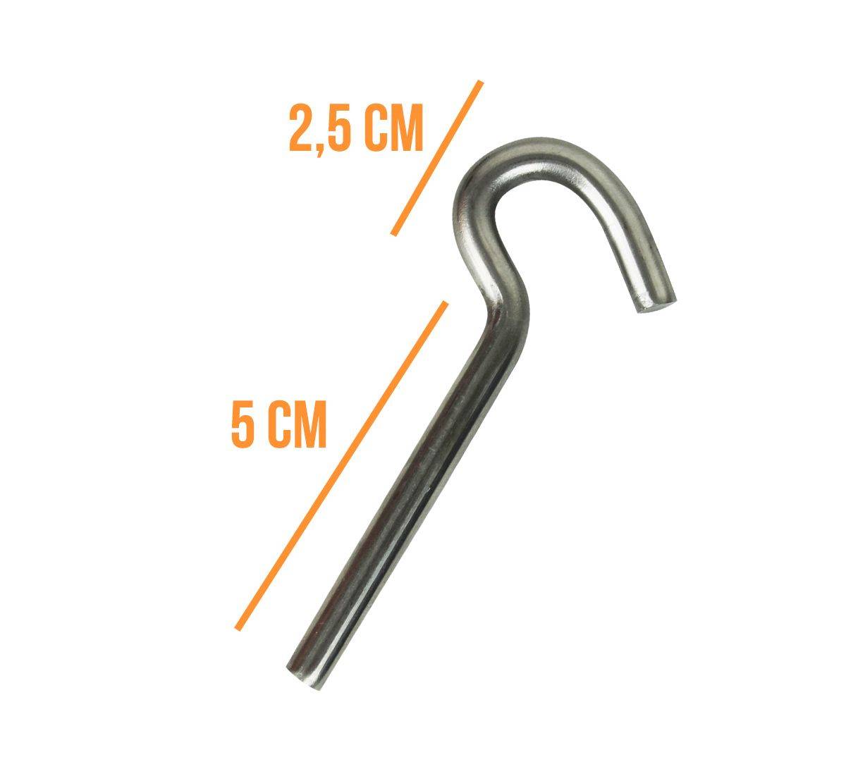 Linxor - Lot de 10 pitons P Évolution en inox - 7.5 cm - Linxor - Imagen 2