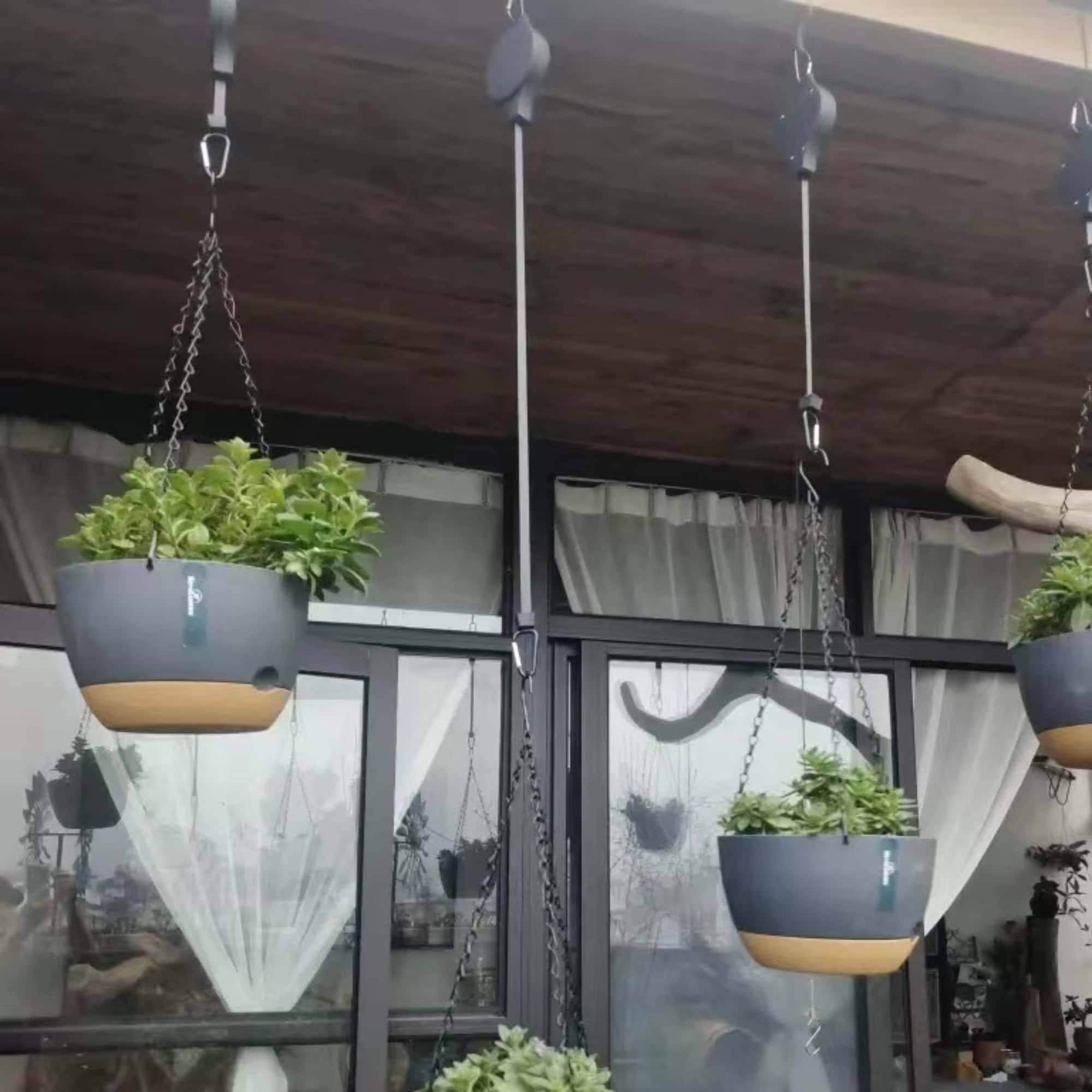 Panier Suspendu à Crochet pour Plantes Pondeuse Nid de Poule Déco Maison Jardin Coton Solide DtopbuyAge - Image 4