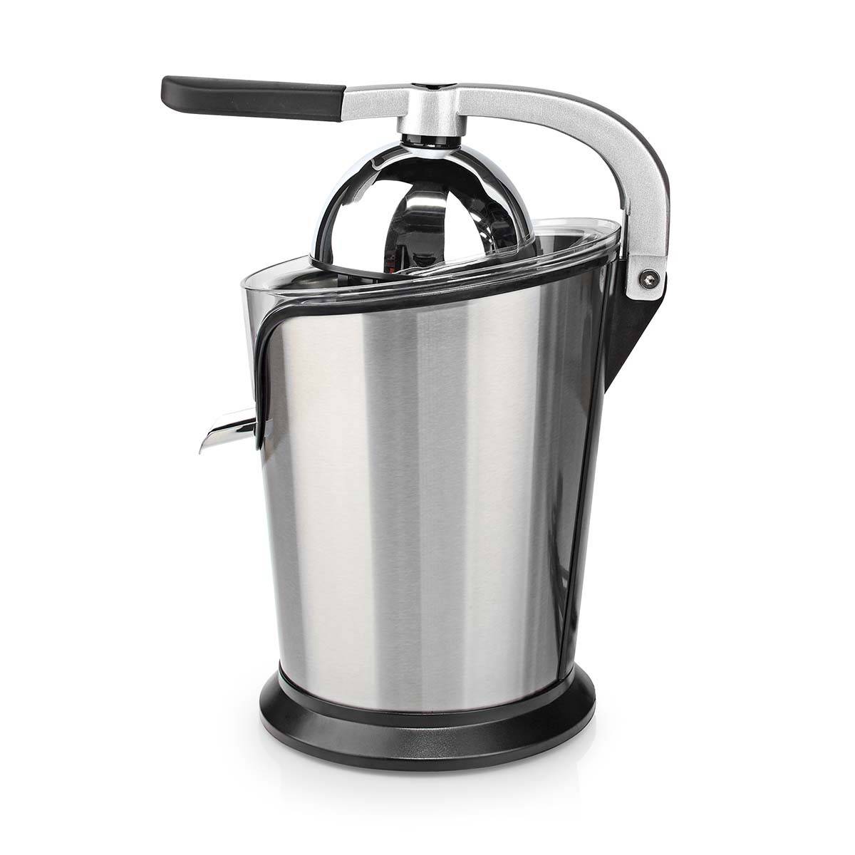 Presse-agrumes 100W Inox Silencieux Levier Bec Anti goutte 2 cones Haute Qualité NEDIS - Imagen 3