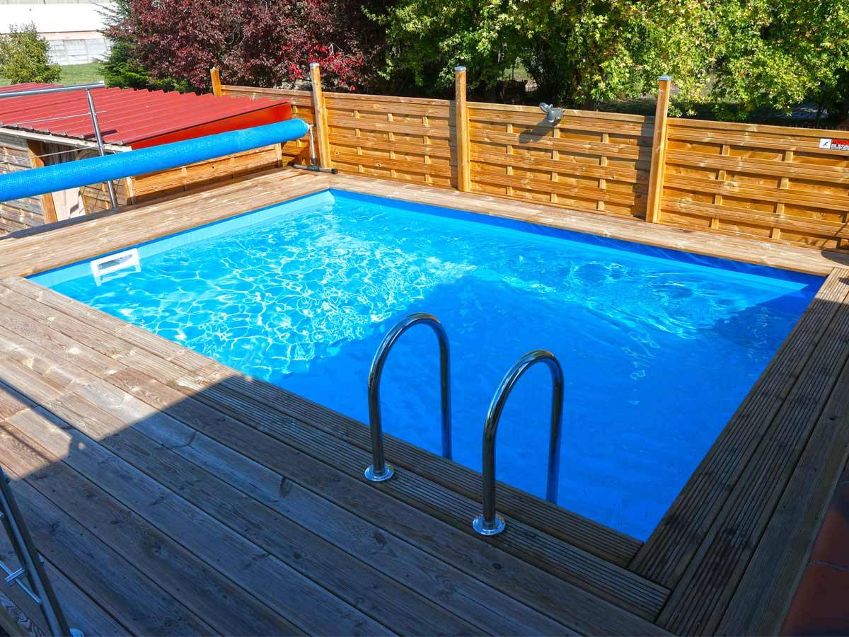 Ubbink - Piscine bois Azura 4,50 x 2,50 x 1,26 m - Liner bleu - Ubbink - Image 3