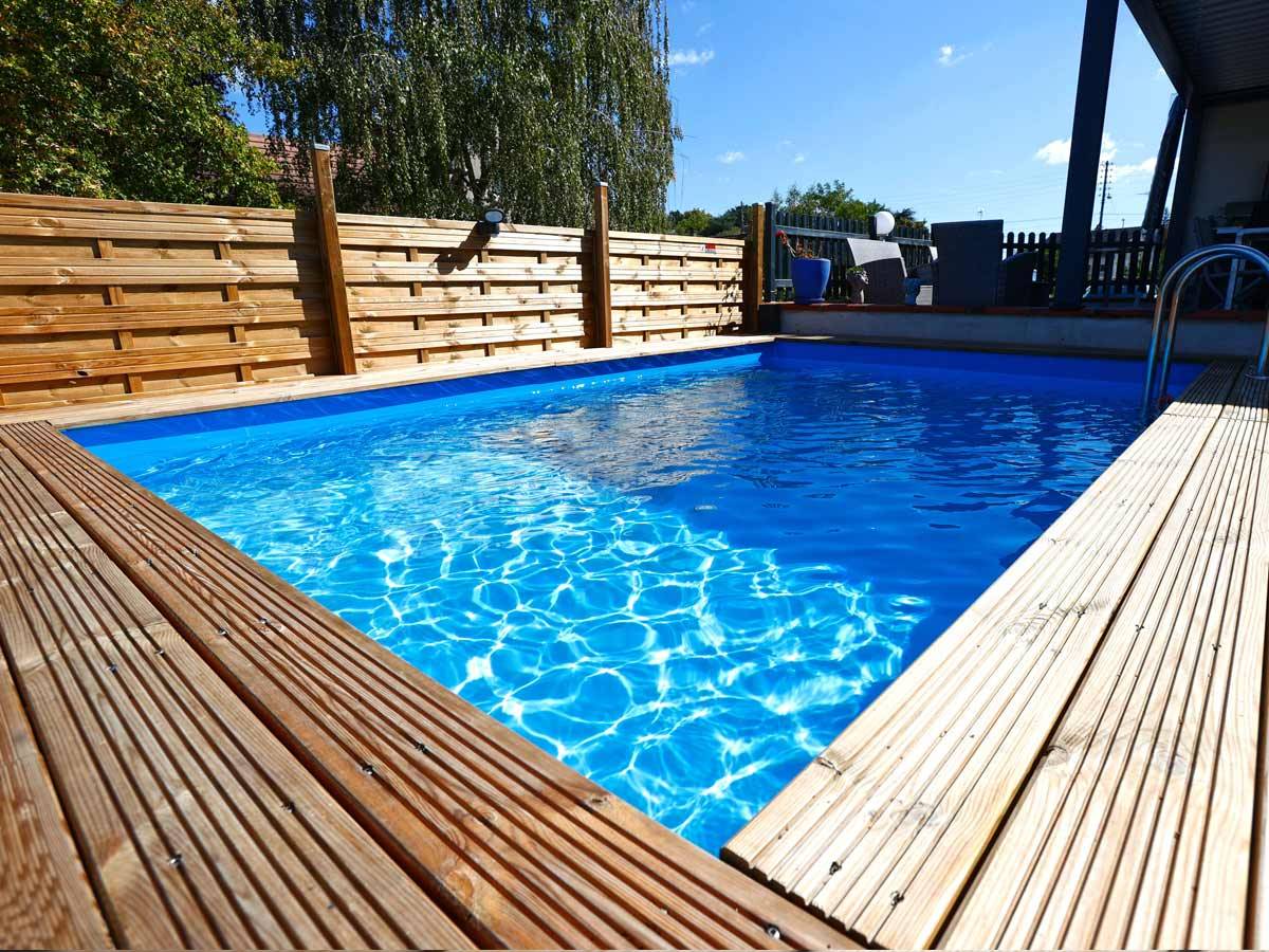 Ubbink - Piscine bois Azura 4,50 x 2,50 x 1,26 m - Liner bleu - Ubbink - Image 6