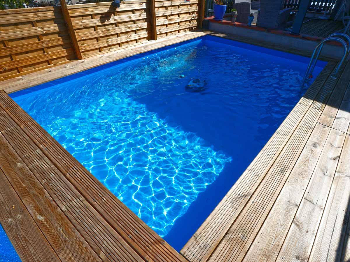 Ubbink - Piscine bois Azura 4,50 x 2,50 x 1,26 m - Liner bleu - Ubbink - Image 4
