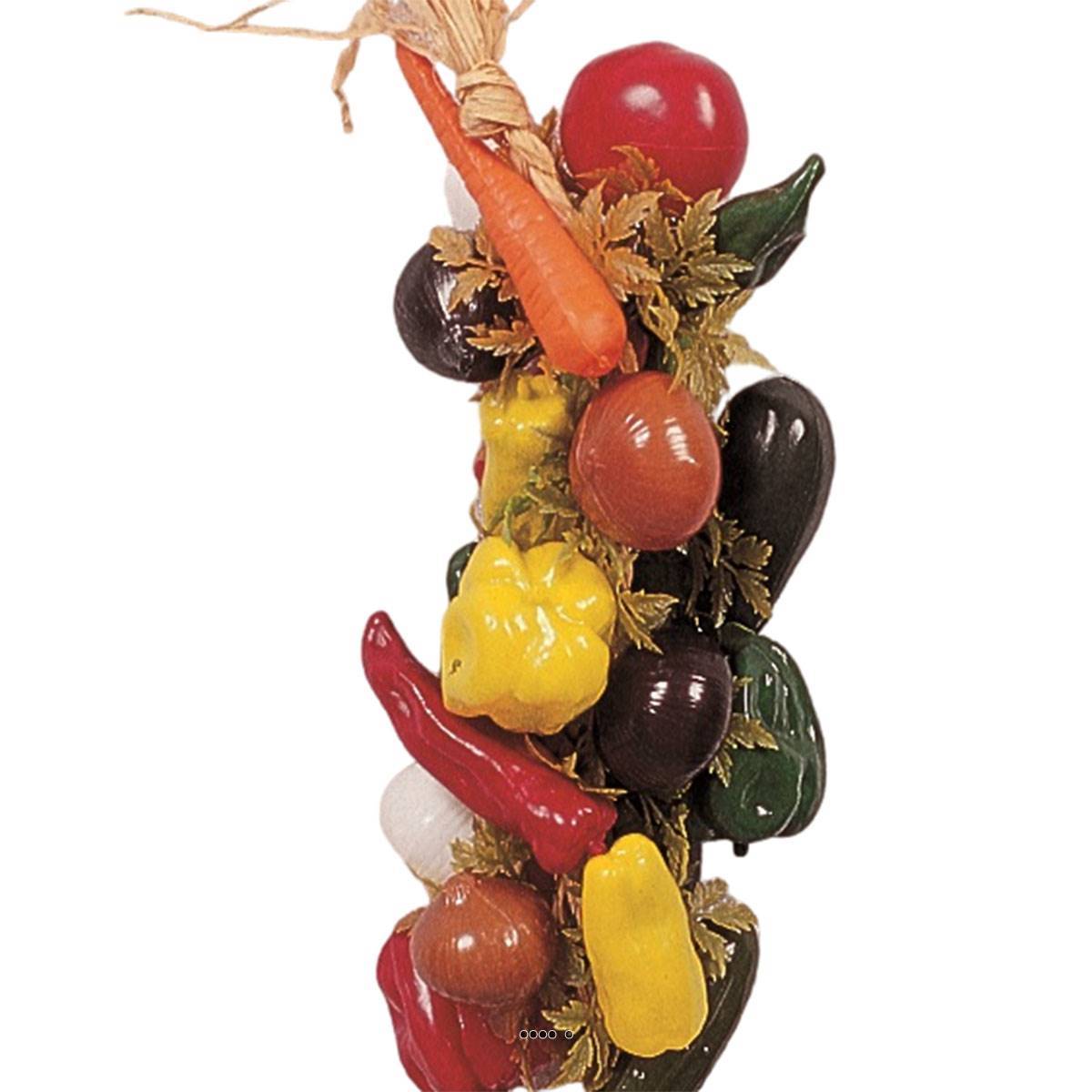 Artificielles - Grappe de 20 légumes artificiels en Plastique soufflé L 50 cm - Imagen 3