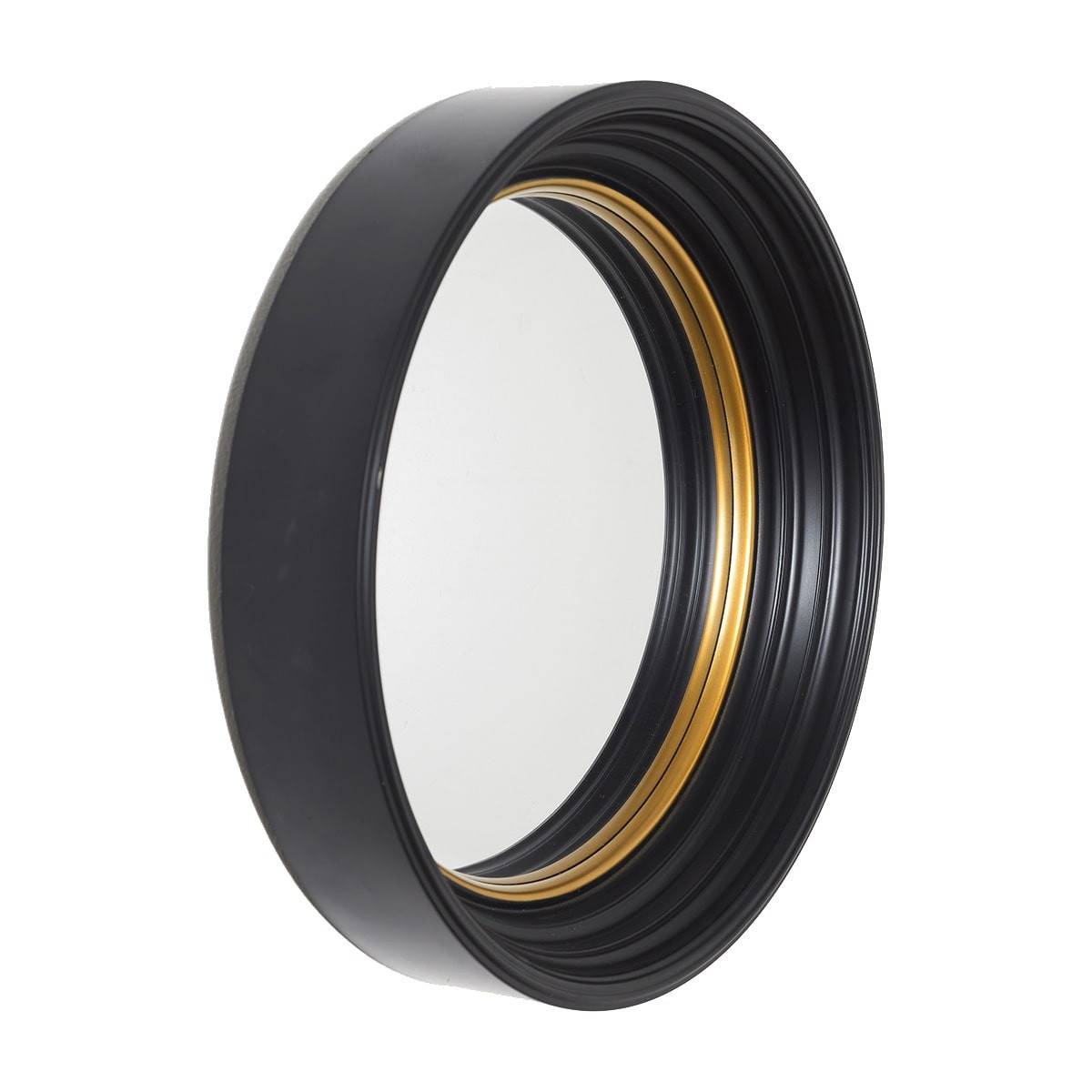 ALTOBUY - Miroir Convexe Rond Noir et Or Ø40,5cm - HUBBLE - Image 3