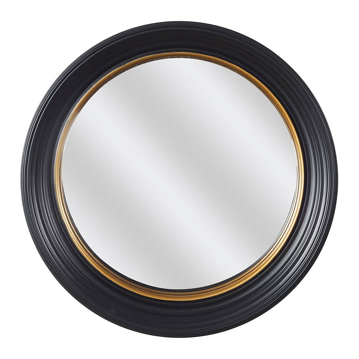 ALTOBUY - Miroir Convexe Rond Noir et Or Ø40,5cm - HUBBLE - Image 1