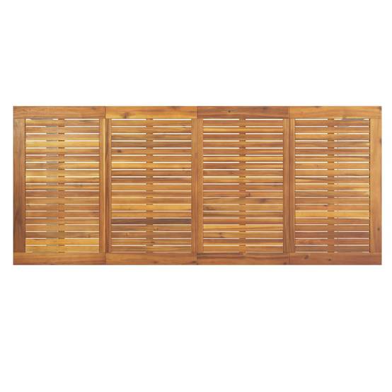 Très Grande Table de Jardin 200cm pour 8 Personnes, Bois d'Acacia Massif et Structure Acier – ComfortXL Outdoor Living - Image 7