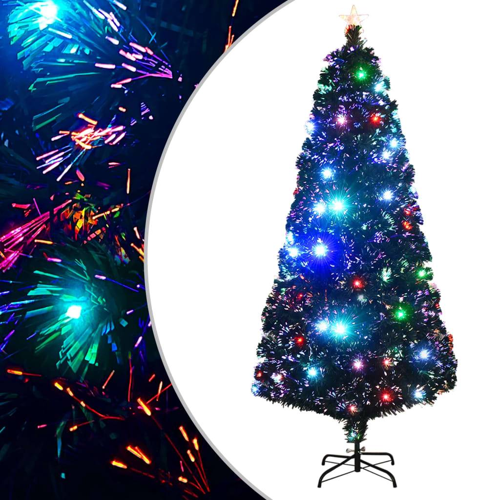 Vidaxl - Arbre de Noël pré-éclairé avec support et LED 180 cm fibre optique vidaXL 284302 - Image 1