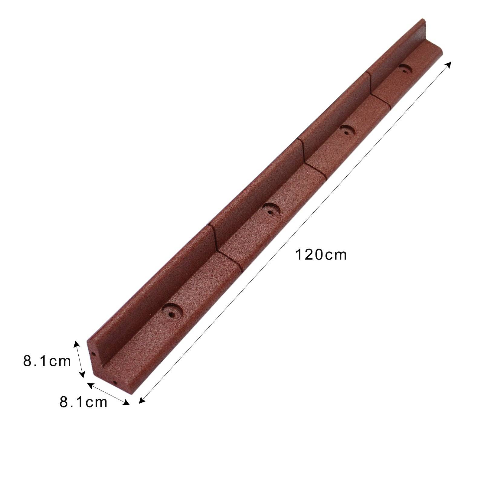 Monstershop - Bordures de Pelouse Flexibles 1.2mTerracotta x 6 - Imagen 5