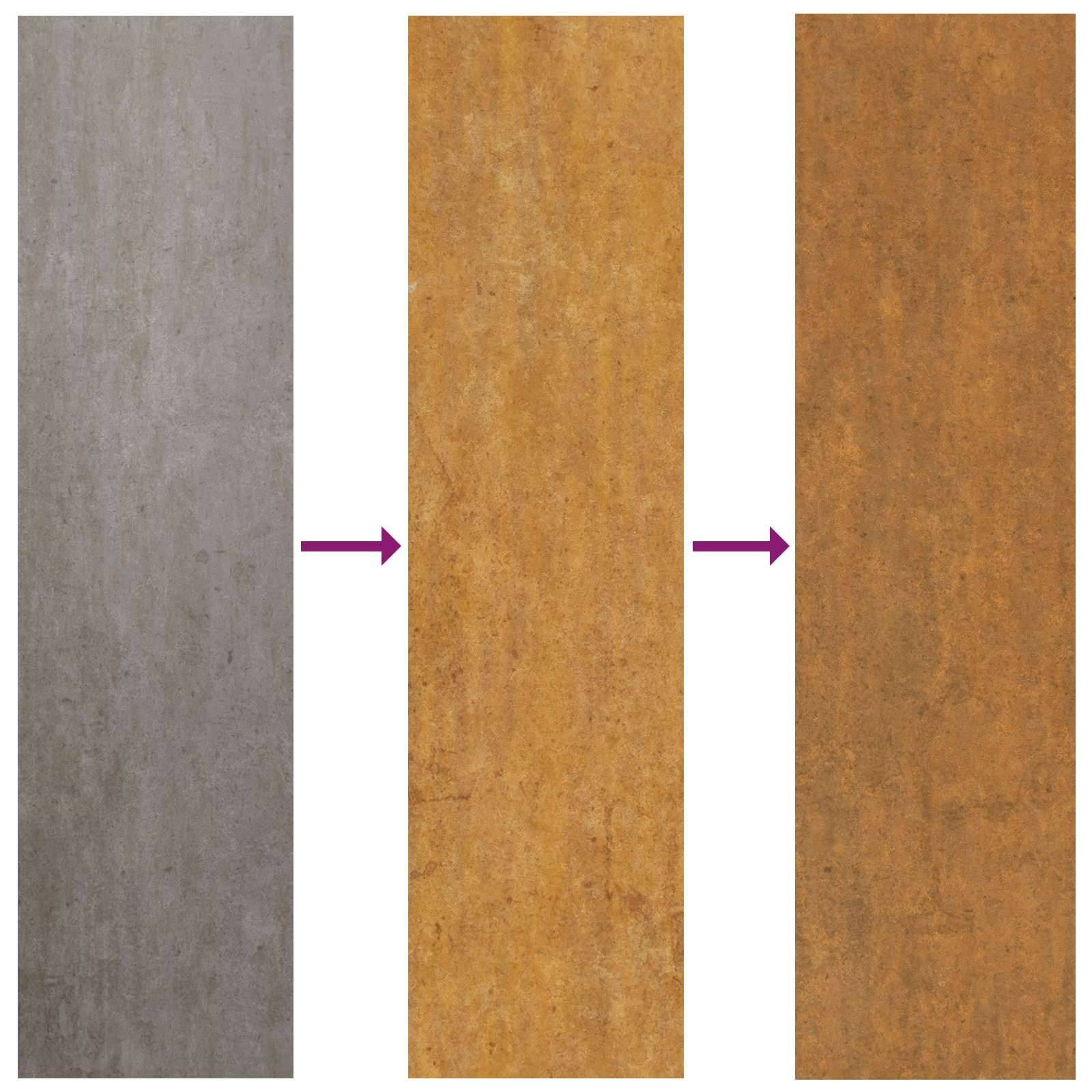Très Grande Bordure d'Arbre Acier Patiné Effet Rouille XL Ø 120x20 cm Marron - ComfortXL Outdoor Living - Image 5