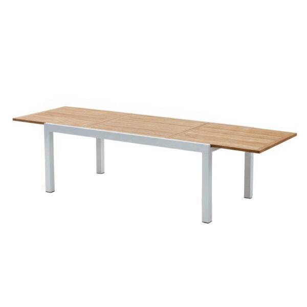Wilsa Garden - Ensemble de jardin aluminium 10/12P teck extensible BALITECK avec 8 fauteuils et 4 chaises - Imagen 5