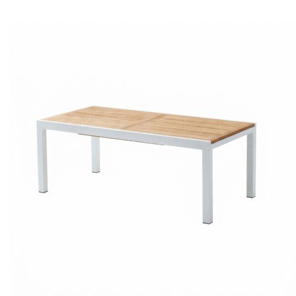 Wilsa Garden - Ensemble de jardin aluminium 10/12P teck extensible BALITECK avec 8 fauteuils et 4 chaises - Imagen 4