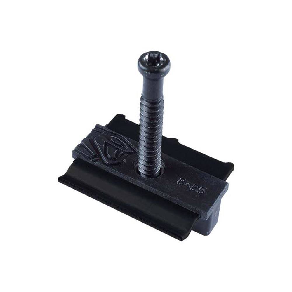 Decklinea - Clip Terrasse Bois HYBRID 8-25 - 90 clips + Vis 4x43mm - Pour Lames en Bois Exotique et Bois durs - Facile à Poser & Resistant - Imagen 1