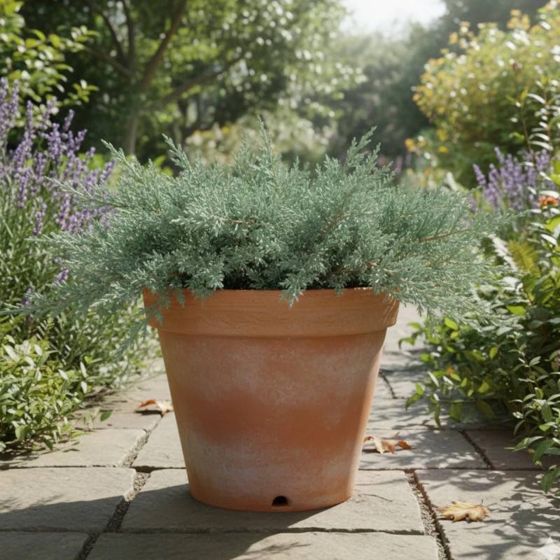 Genévrier rampant Blue Chip, Juniperus - Pot de 3L - 20/40 cm - Imagen 4