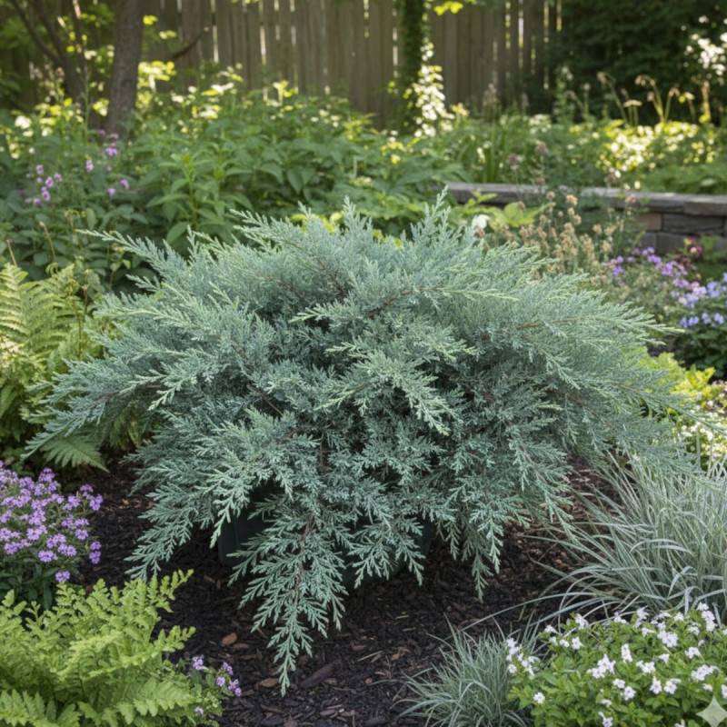 Genévrier rampant Blue Chip, Juniperus - Pot de 3L - 20/40 cm - Imagen 2