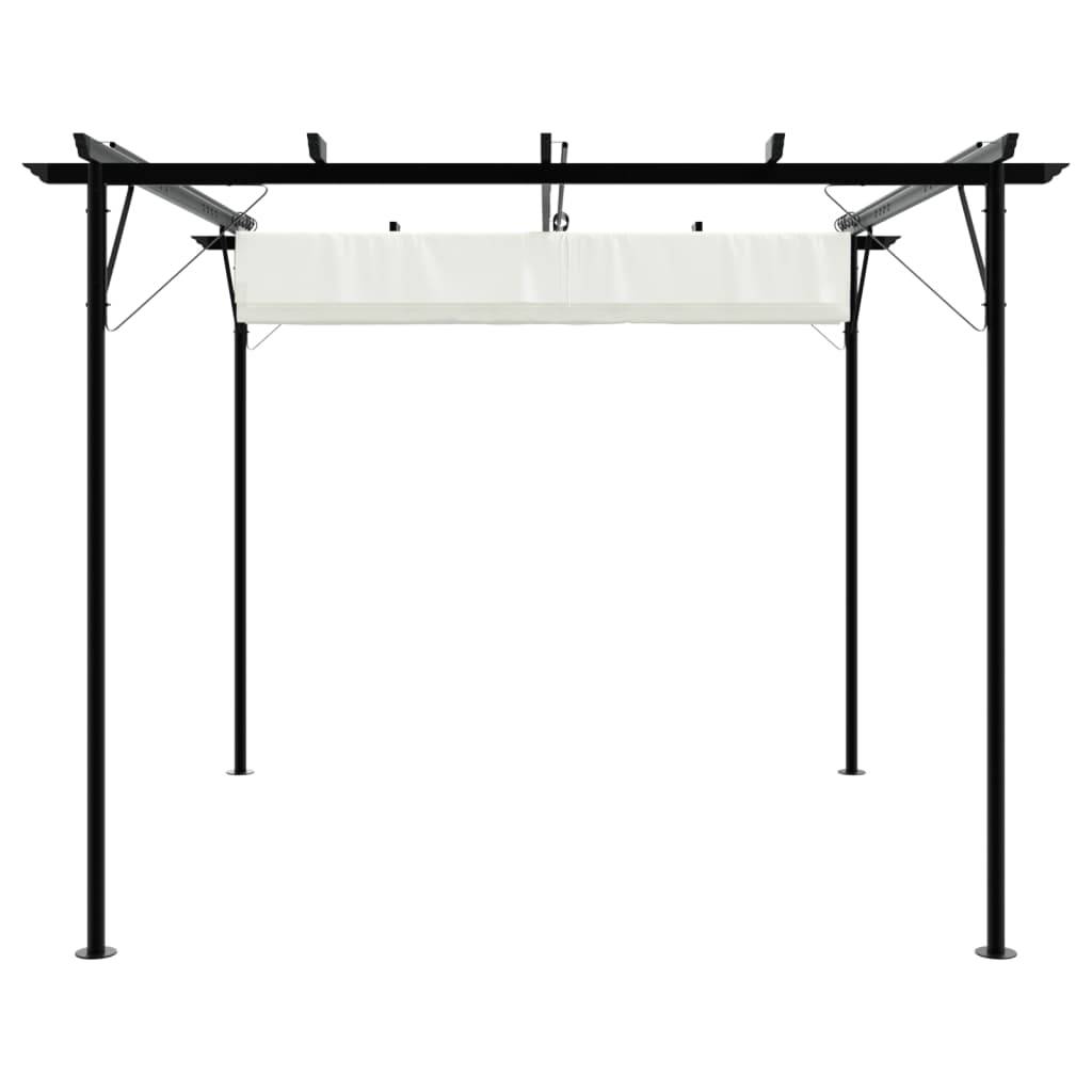 Prolenta Premium - Pergola acier thermolaqué blanc 3 x 3 x 2,25 m - Prolenta premium p3165.5 - Image 4