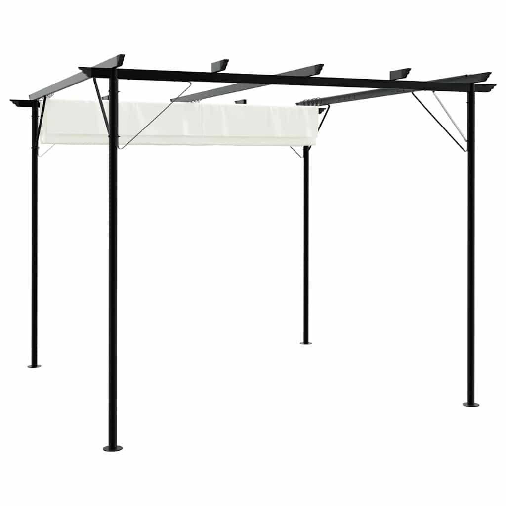 Prolenta Premium - Pergola acier thermolaqué blanc  3 x 3 x 2,25 m  - Prolenta premium p3165.5 - Image 2
