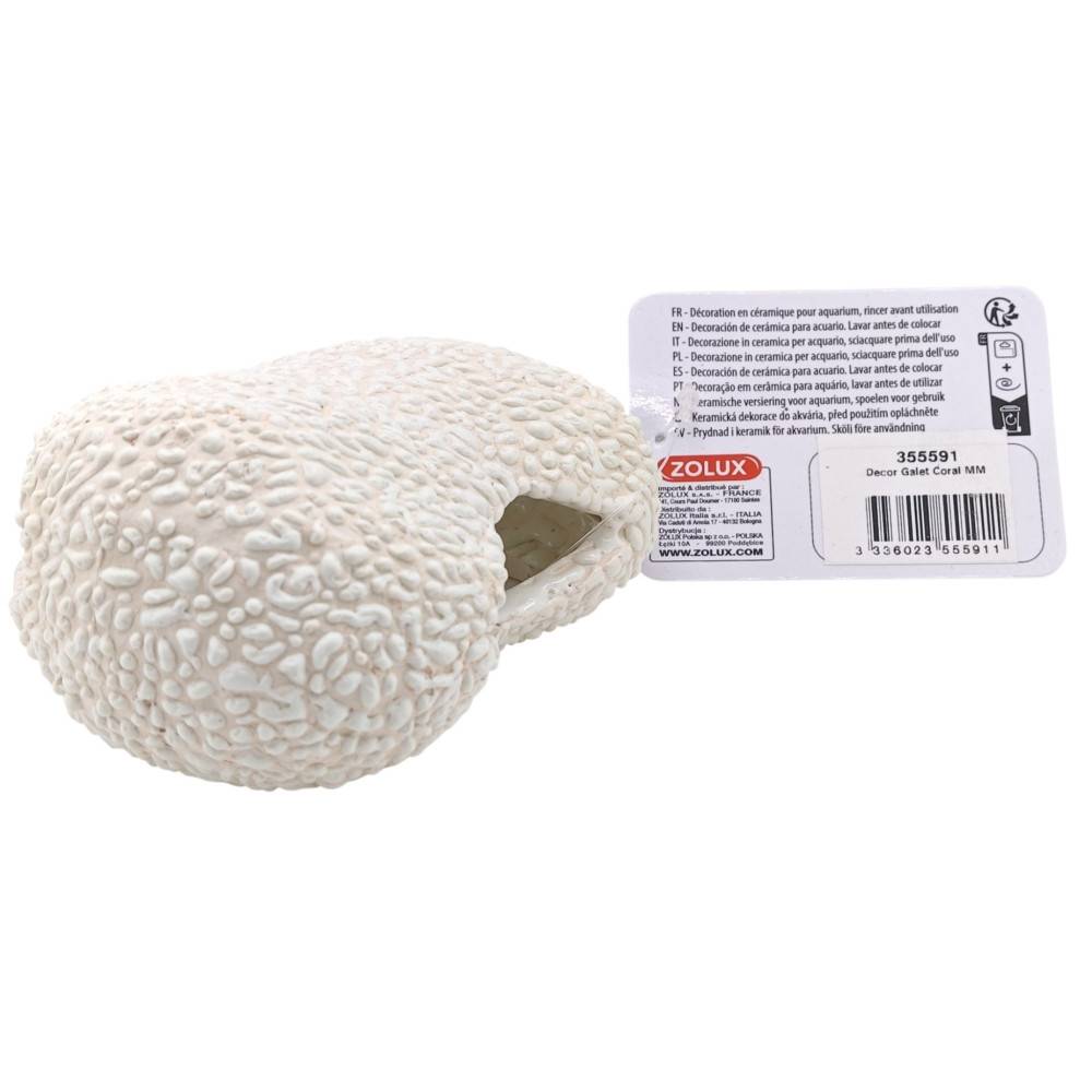 Zolux - Décor galet Koral en céramique pour aquarium - Moyen modèle H 5.5 cm Zolux - Image 3