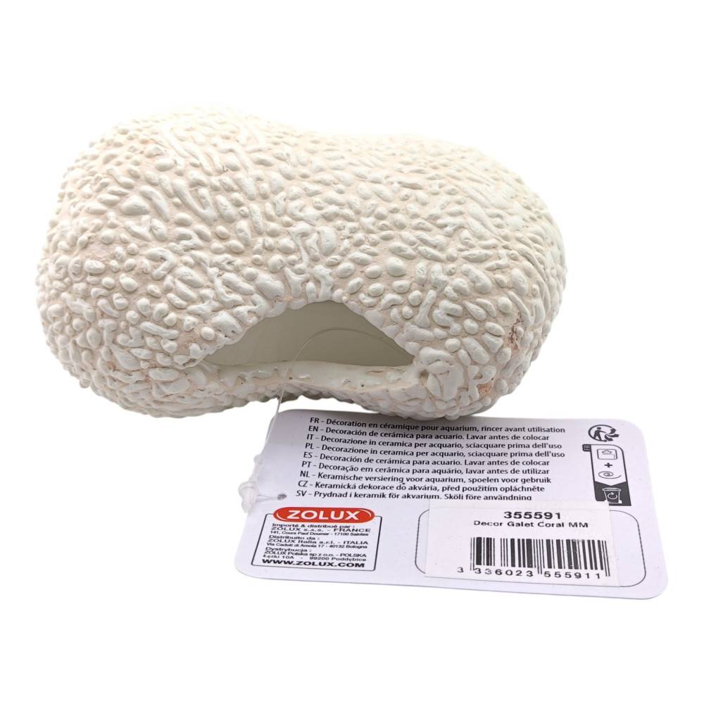 Zolux - Décor galet Koral en céramique pour aquarium - Moyen modèle H 5.5 cm Zolux - Image 5