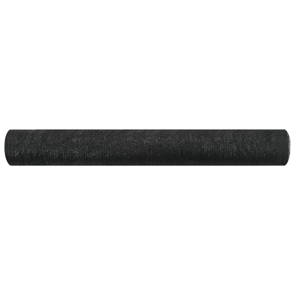 Helloshop26 - Filet brise-vue 1,5x50 m PEHD 75 g/m² noir - Imagen 2