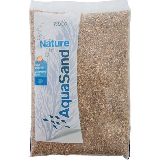 sol décoratif 1-4 mm, naturel rivière AquaSand 1 kg pour aquarium - Image 1