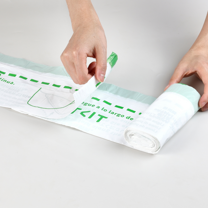 Rouleaux de sacs poubelles 8L pour litière automatique Petkit 5 rouleaux - Image 4
