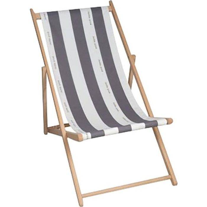 Jardin privé - Chilienne Cancale - JARDIN PRIVE - Gris - Pliable et sans entretien - Toile fixe - Multipositions