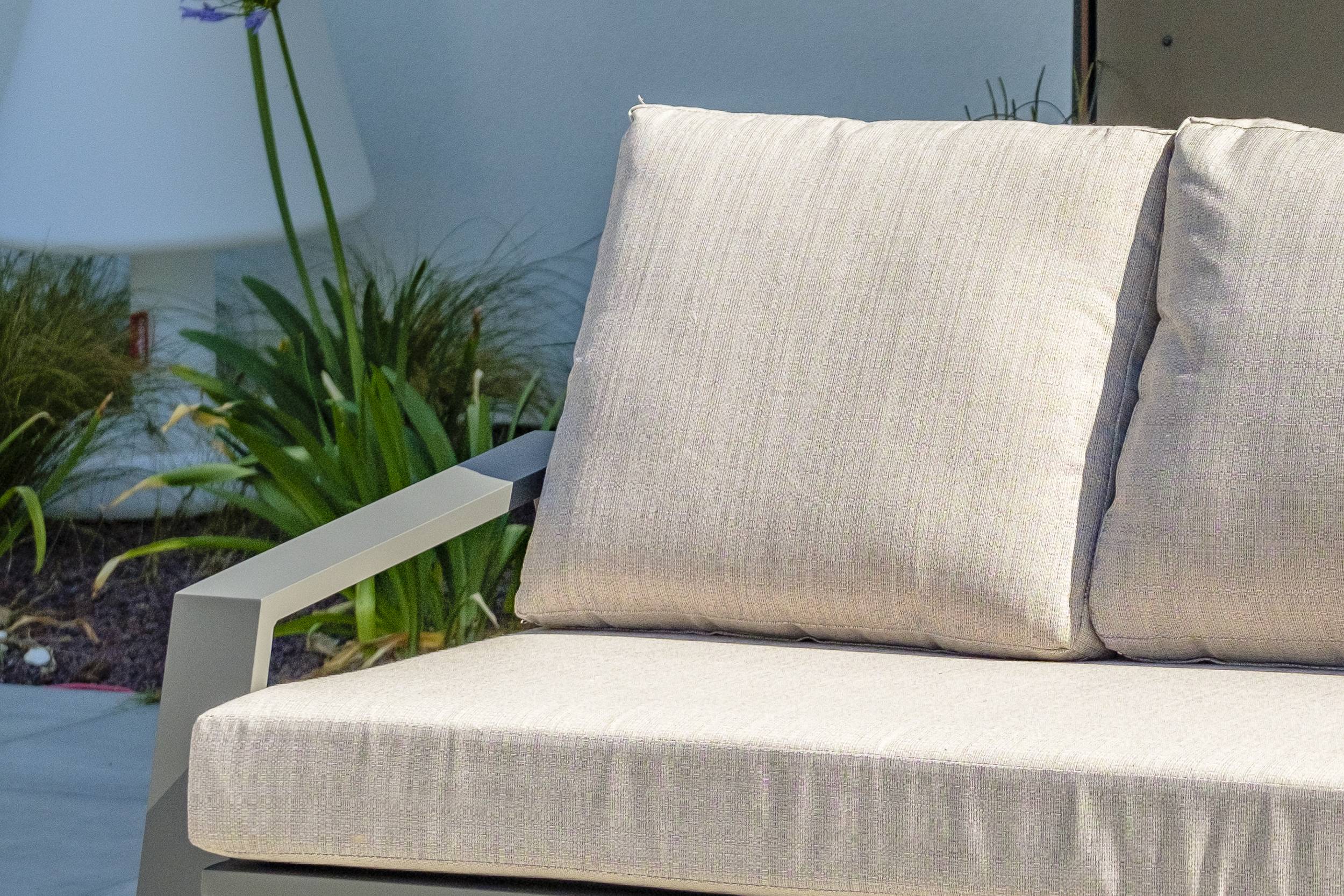 Salon de jardin 5 places en aluminium - Gris anthracite - IBIZA - Image 4