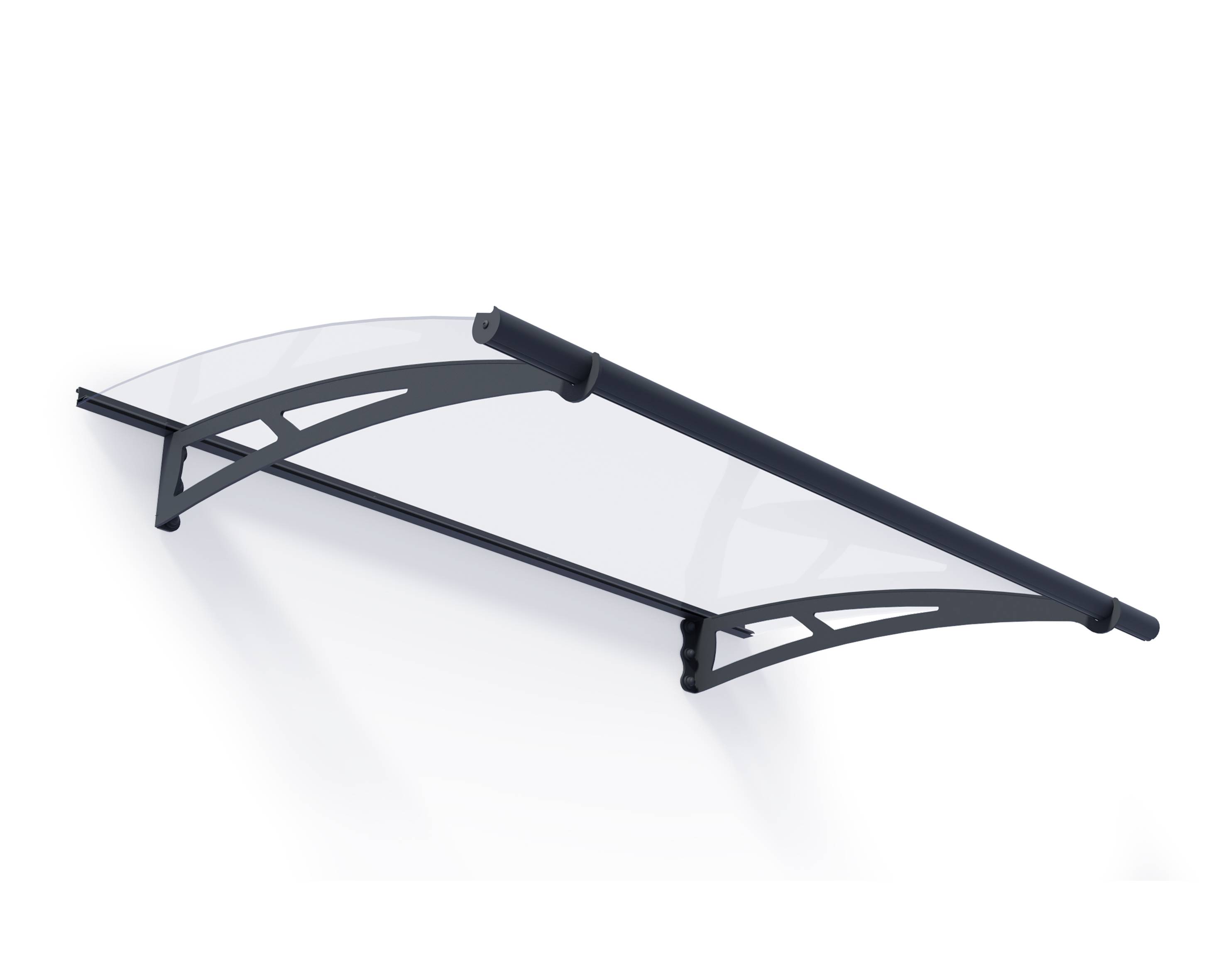 Canopia by Palram - Canopia Marquise de porte Aquila Gris 150.5 X 91.5 - Imagen 1