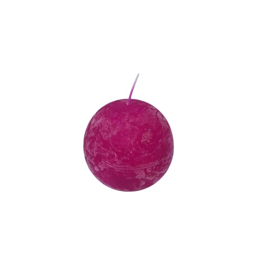 Chemin De Campagne - Bougie ronde fuschia et violette Chemin de campagne - Imagen 1