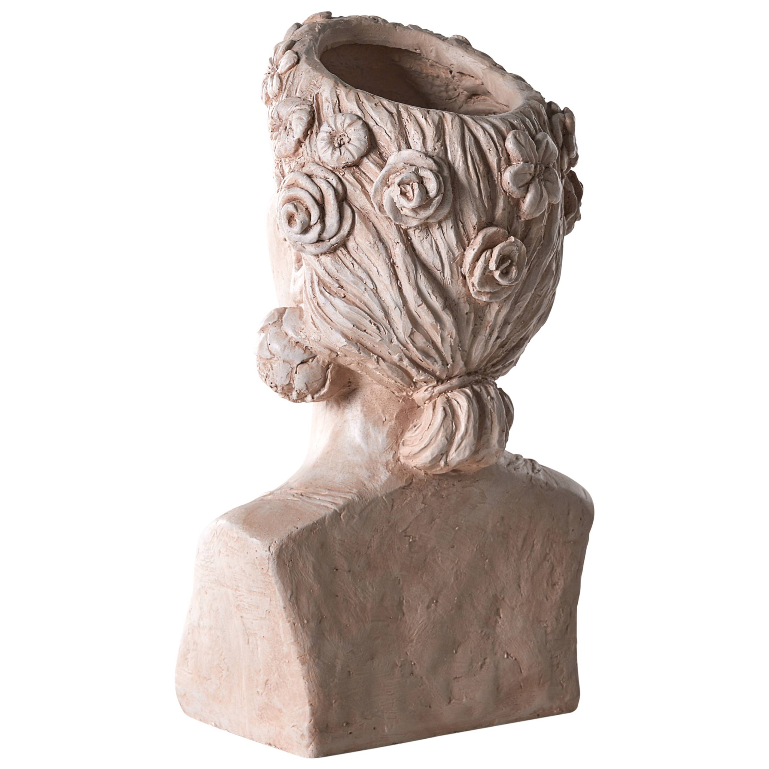 Beliani - Cache-pot d'extérieur Oxyde de magnésium Beige MIRTO - 30x18x52- Beliani - Image 5