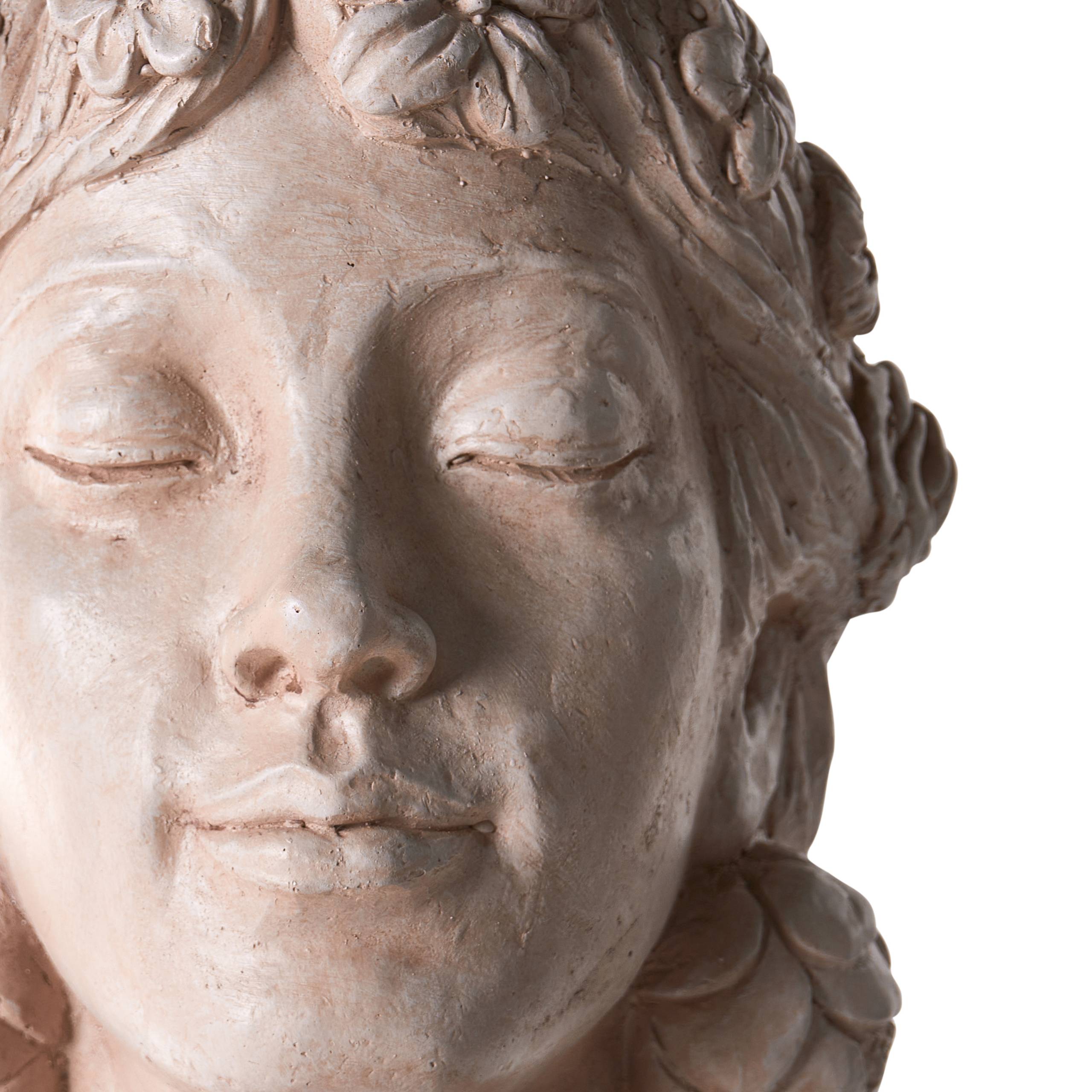 Beliani - Cache-pot d'extérieur Oxyde de magnésium Beige MIRTO - 30x18x52- Beliani - Image 7
