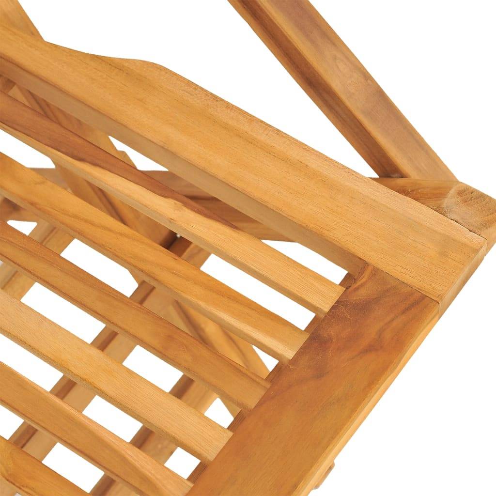 Maison Chic - Ensemble de 5 pcs table de jardin avec chaises - mobilier de jardin Bois de teck massif-JU2648 - Image 5