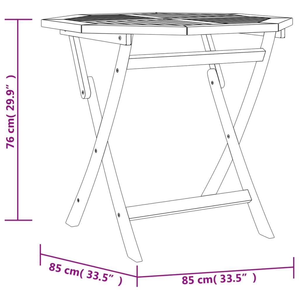 Maison Chic - Ensemble de 5 pcs table de jardin avec chaises - mobilier de jardin Bois de teck massif-JU2648 - Image 9