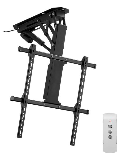 VEVOR Support TV plafond motorisé 32-65", réglable électriquement, charge 40kg, VESA 600x600mm. - Image 1