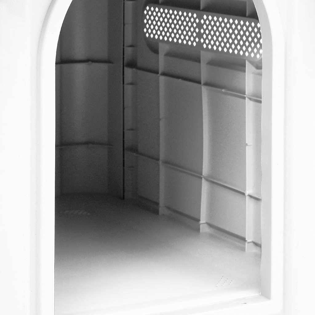 Vidaxl - Niche pour chien Gris 59x75x66 cm Polypropylène vidaXL 152226 - Imagen 4