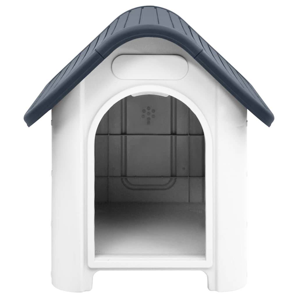 Vidaxl - Niche pour chien Gris 59x75x66 cm Polypropylène vidaXL 152226 - Imagen 2
