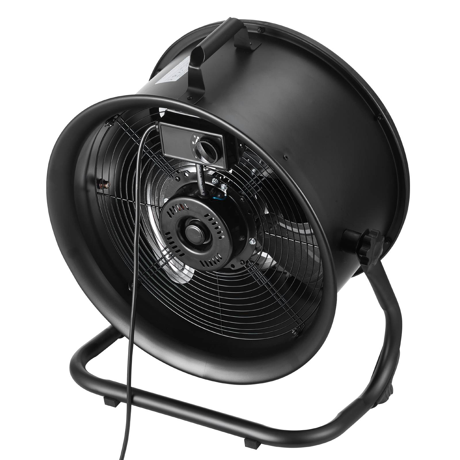 VEVOR Ventilateur sol 3 vitesses, métal 355.6mm, inclinaison 360°. - Image 9