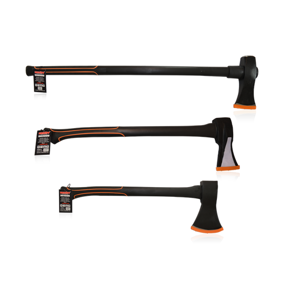 Hecht Set avec 3 Haches merlin a fendre couperet 85-55-63 cm Nr. 4 - Image 3