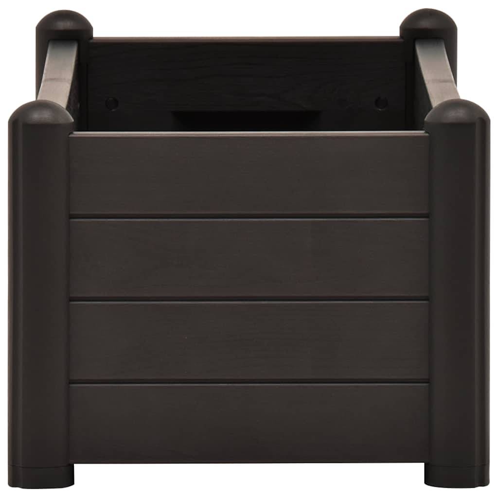 ComfortXL - Jardinière rectangulaire 80L polypropylène pour extérieur jardin Anthracite – ComfortXL Outdoor Living - Image 4