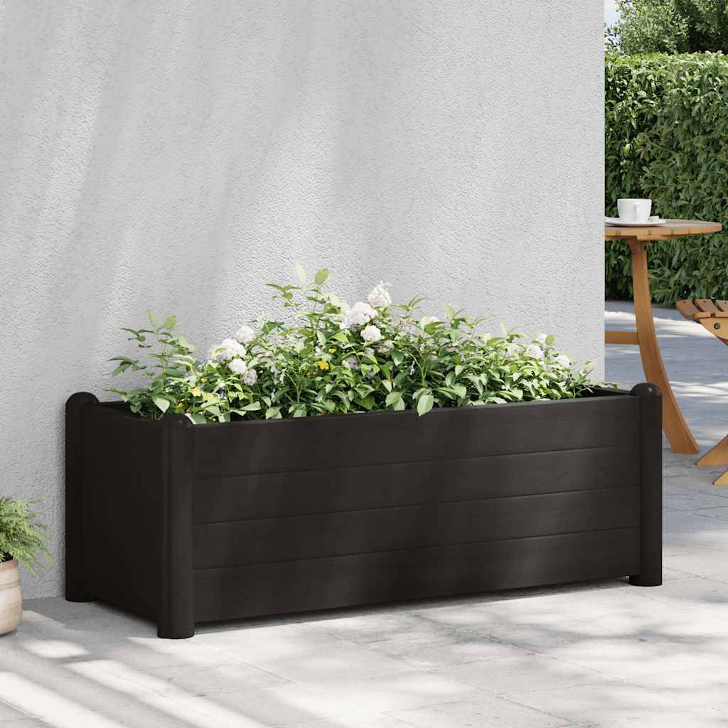 ComfortXL - Jardinière rectangulaire 80L polypropylène pour extérieur jardin Anthracite – ComfortXL Outdoor Living - Image 1