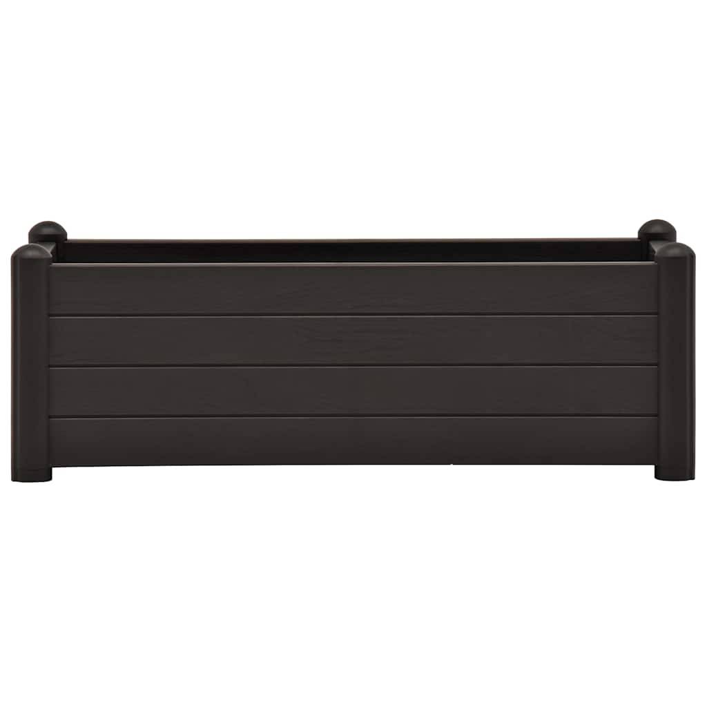 ComfortXL - Jardinière rectangulaire 80L polypropylène pour extérieur jardin Anthracite – ComfortXL Outdoor Living - Image 3
